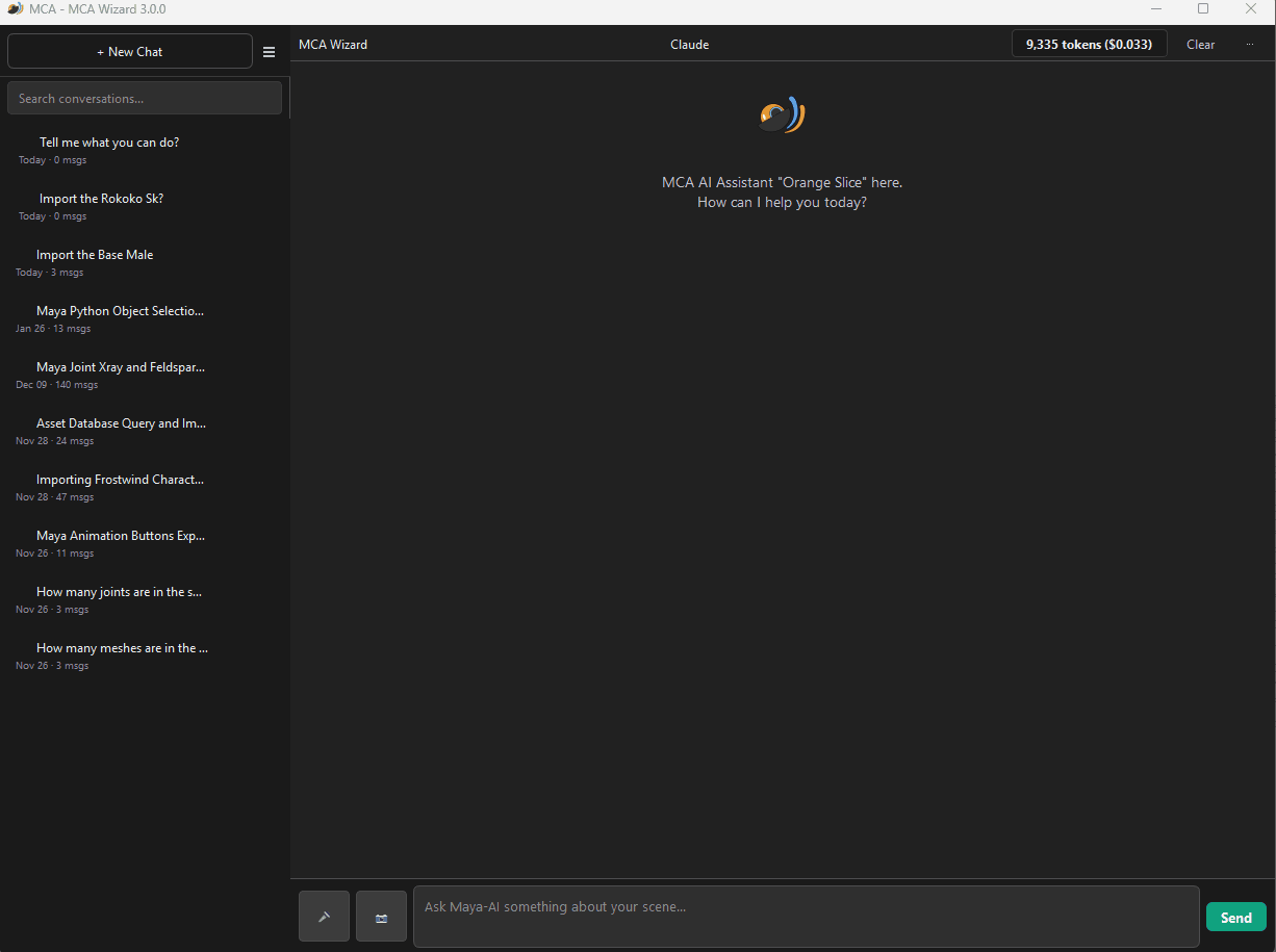 Maya AI assistant answering a question about the codebase