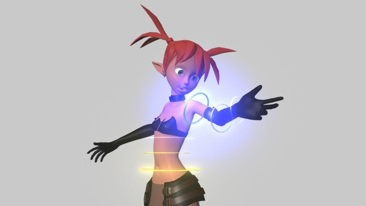 Stylized character rig
